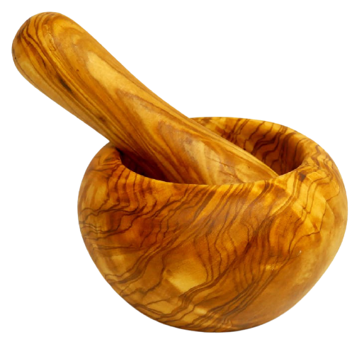 Mortier régulier en Bois d'Olivier