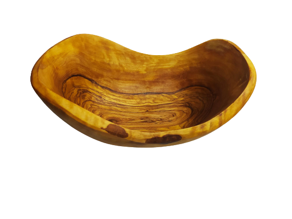 Coupelles ovales en Bois d'Olivier