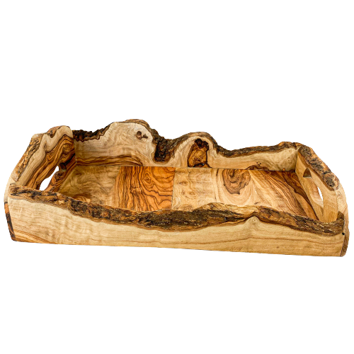 Plateaux Petit déjeuner, plateaux de service 100% bois d'olivier 